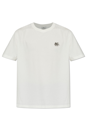 Burberry T-shirt with embroidered logo | Men's | Vitkac